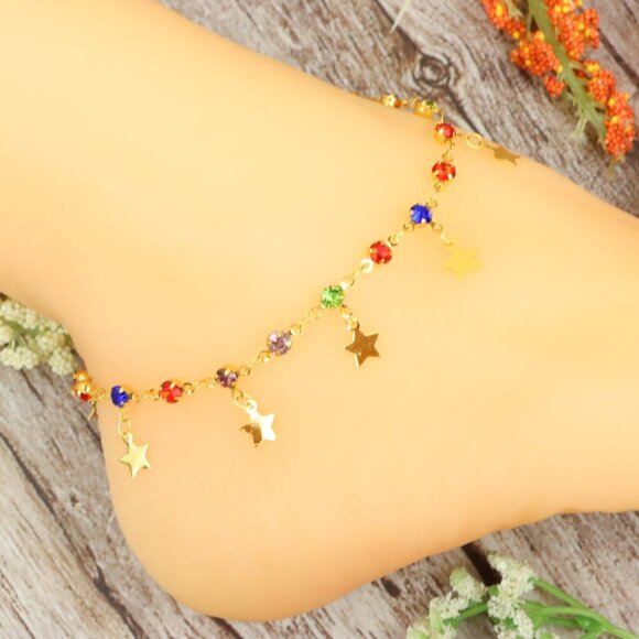 "Dainty Anklet for Women – Elegant Everyday Jewelry & Perfect Gift | MLCRC1304 - Picture 9 of 10